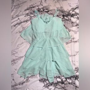 NWT Turquoise Sway Romper Fashion Nova